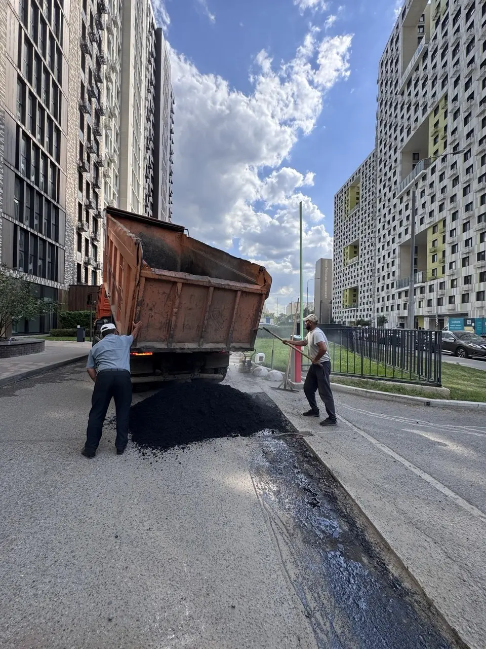 Восстановление дорожного покрытия на ЖК «1147»